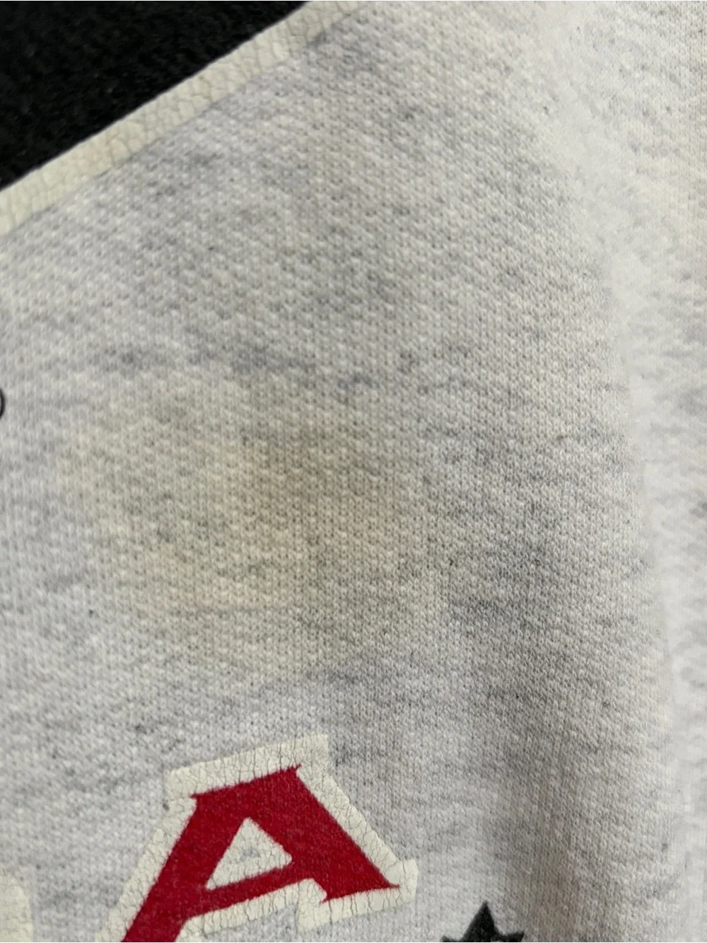 Vintage 90s Bulletin Athletic Team Canada Hockey Crewneck Sweatshirt Large Grey - Picture 13 of 13